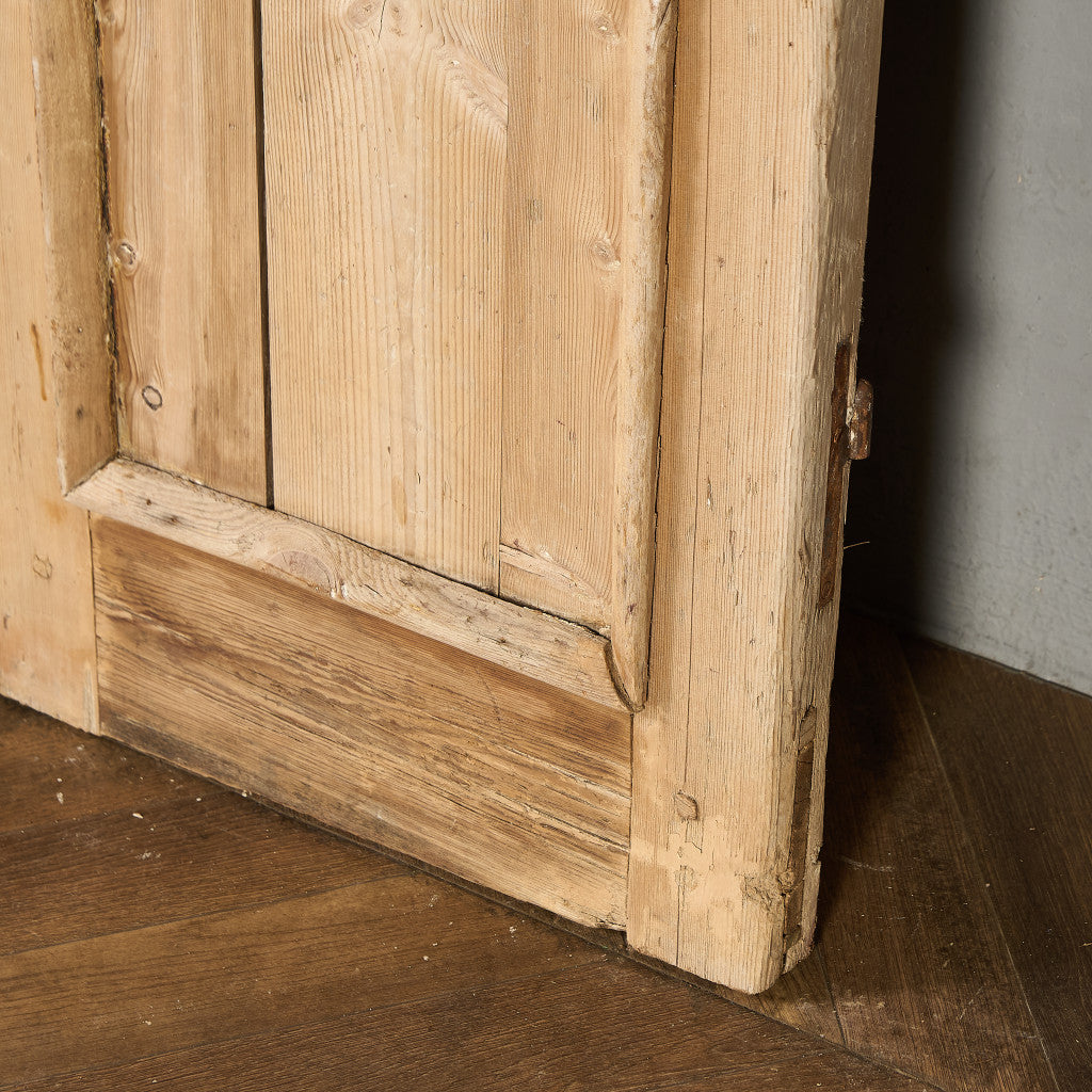 英国 アンティーク 両開き 鉄格子 ウッド ドア 2点セット