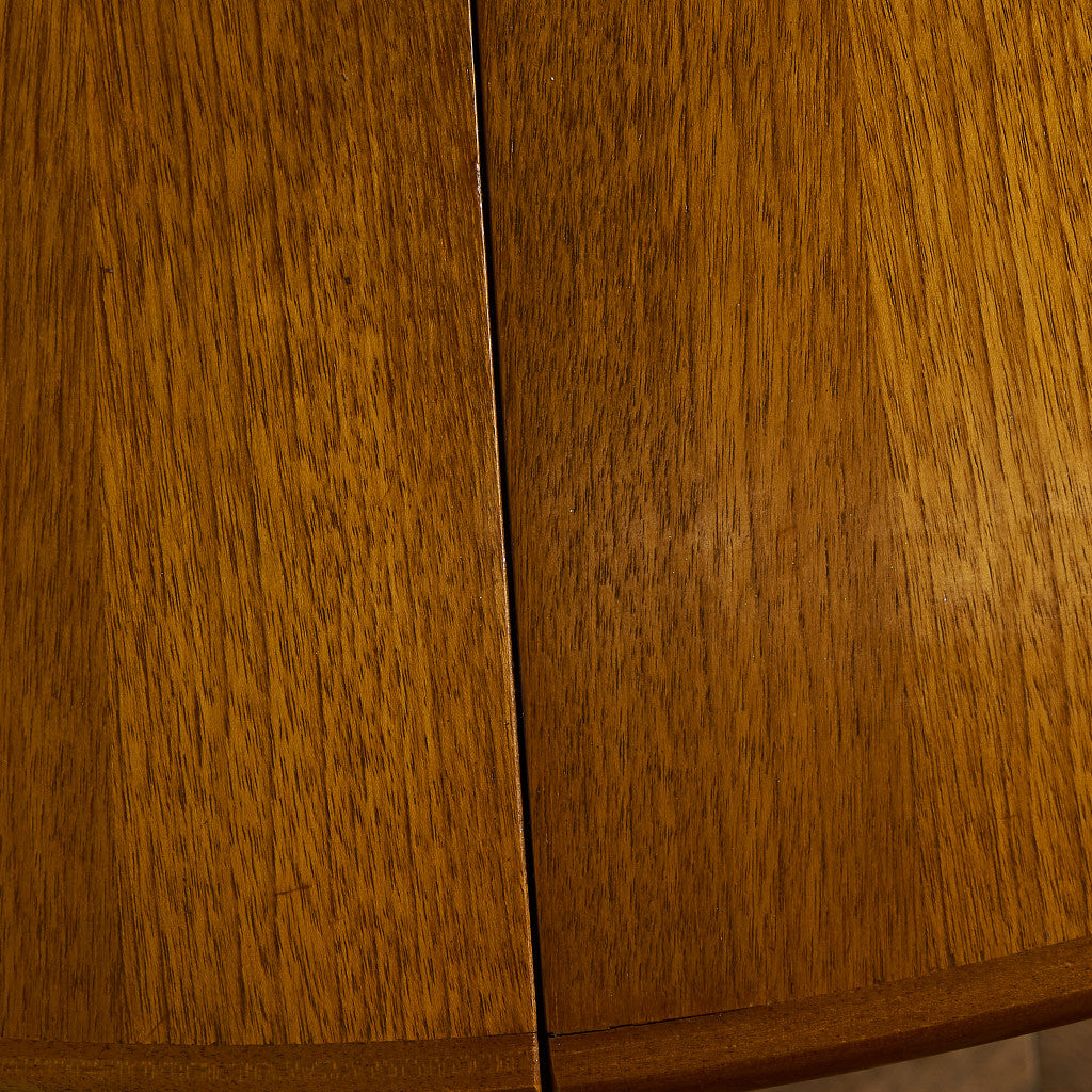 エクステンション ラウンドダイニングテーブル / 天板再塗装済み