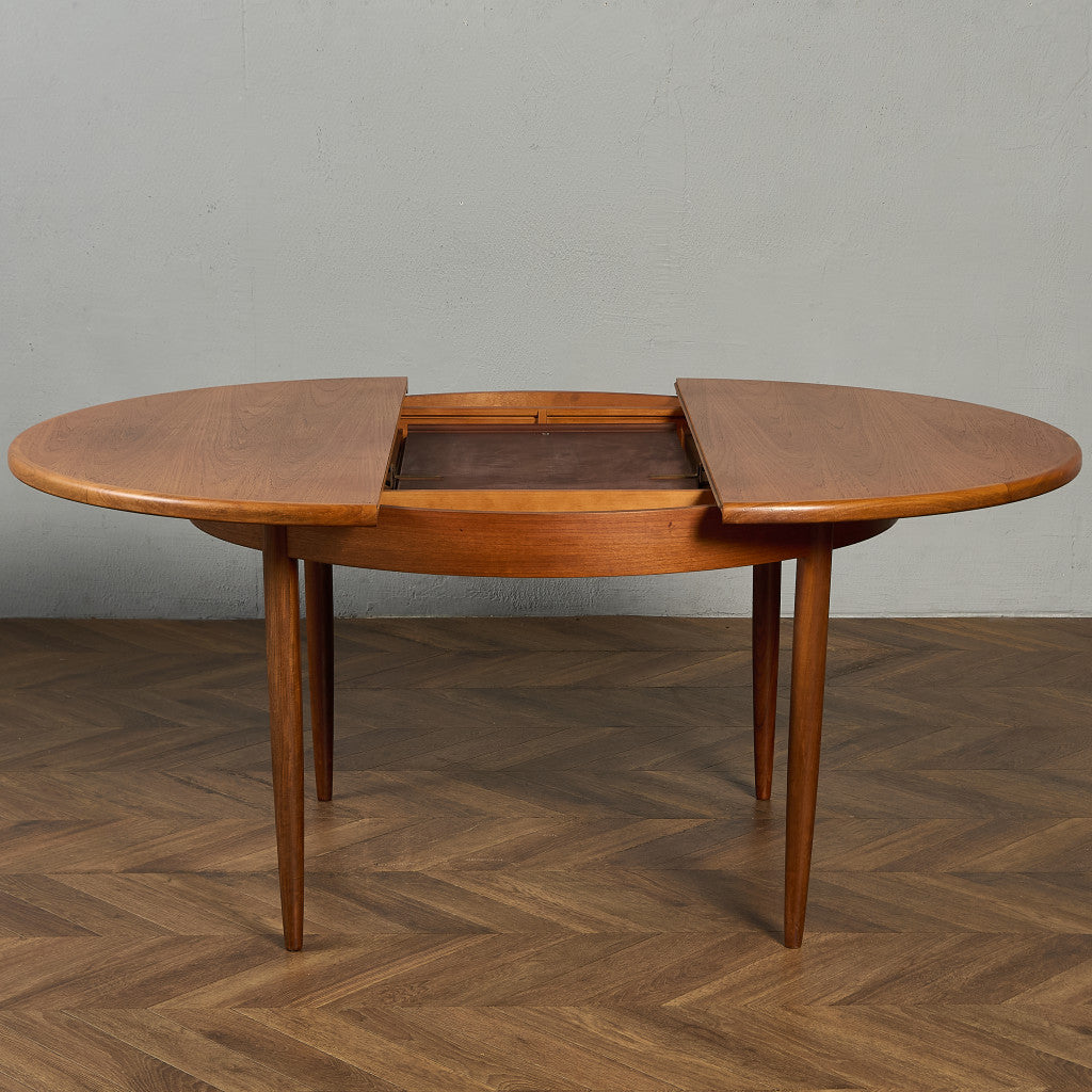 エクステンション ラウンド ダイニングテーブル