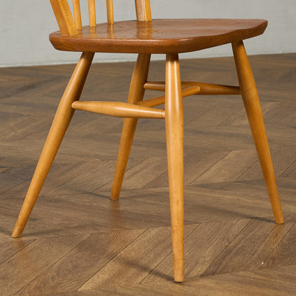 アーコール ERCOL ヴィンテージ 4本 スポーク フープバックチェア ラウンドゴールドラベル #89772