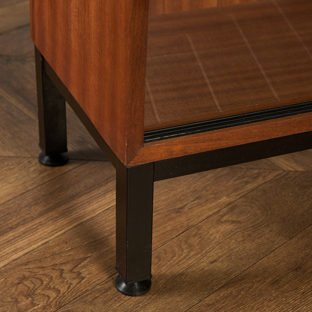 Abbess ヴィンテージ ガラス キャビネット 本棚