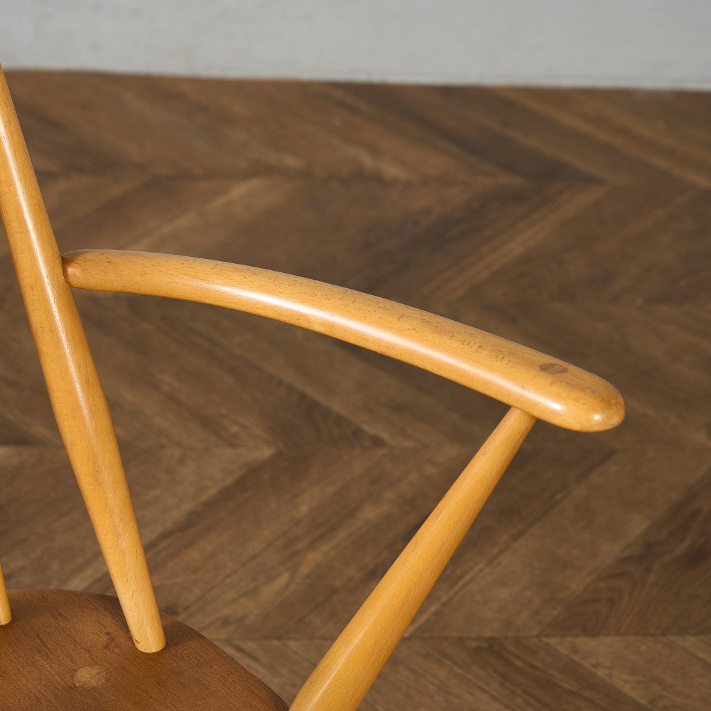 ヴィンテージ ゴールドスミス アームチェア ラウンドゴールドラベル