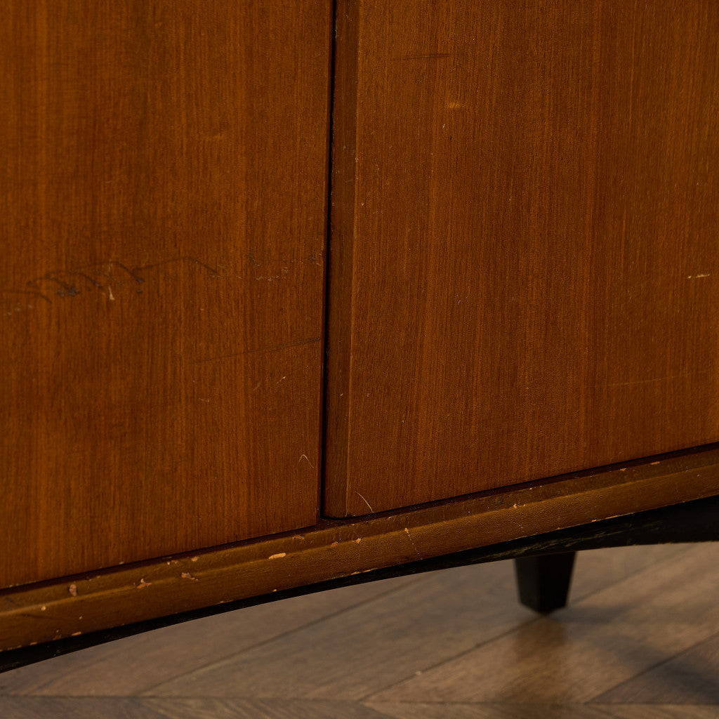 ヴィンテージ ガラス キャビネット ブックケース