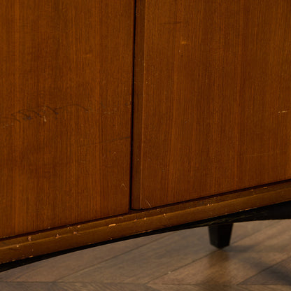 ヴィンテージ ガラス キャビネット ブックケース