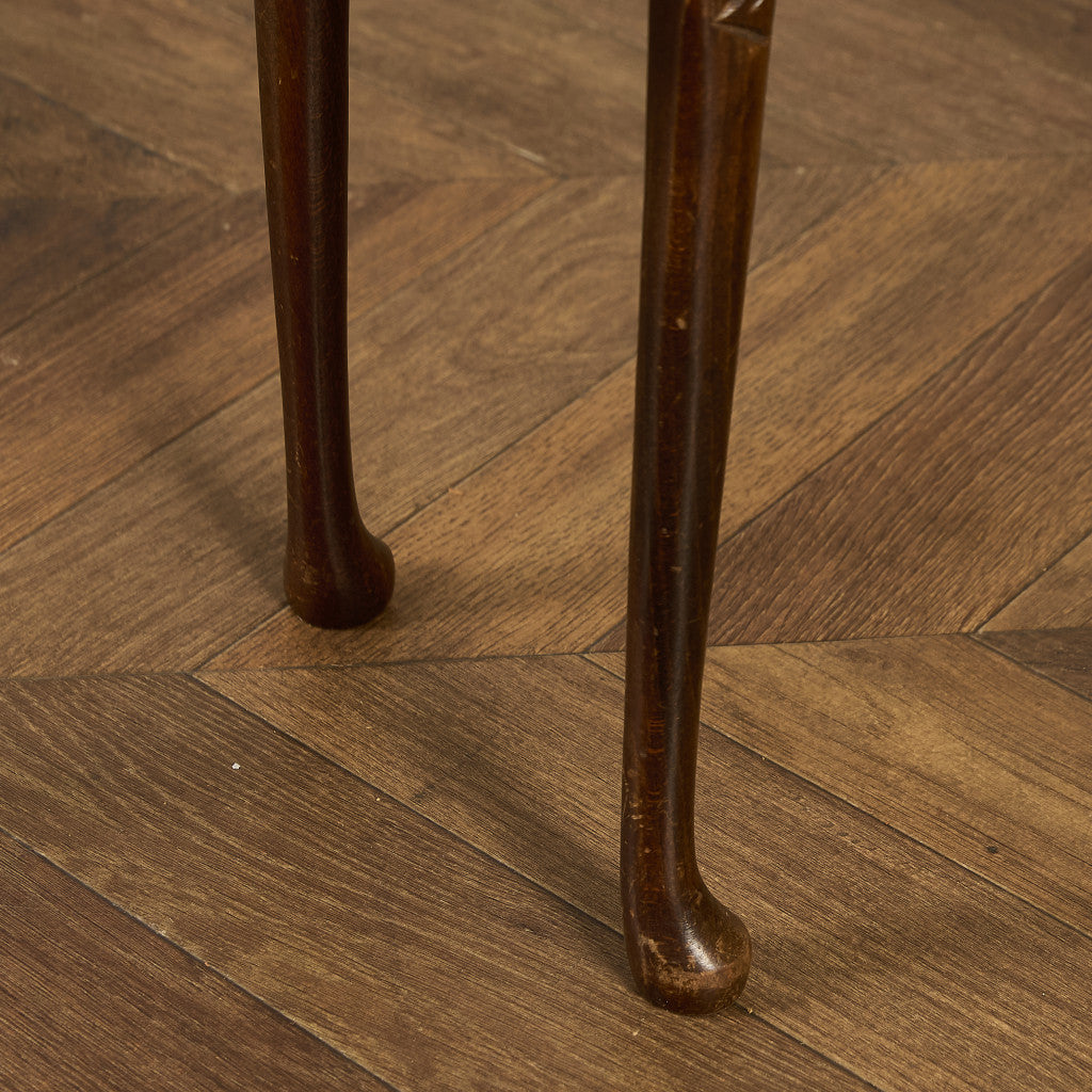 英国 クラシック ガラストップ ネストテーブル