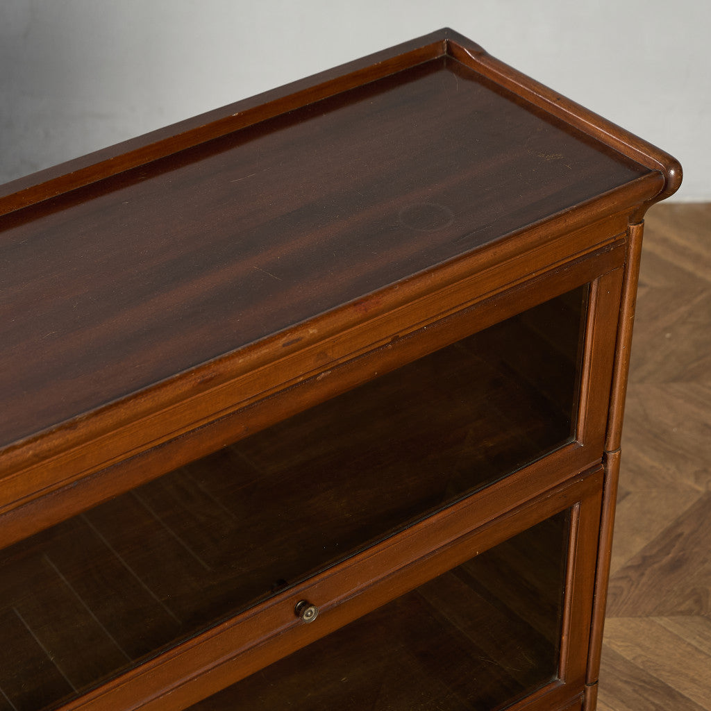 英国 クラシック 3段 スタッキング ブックケース