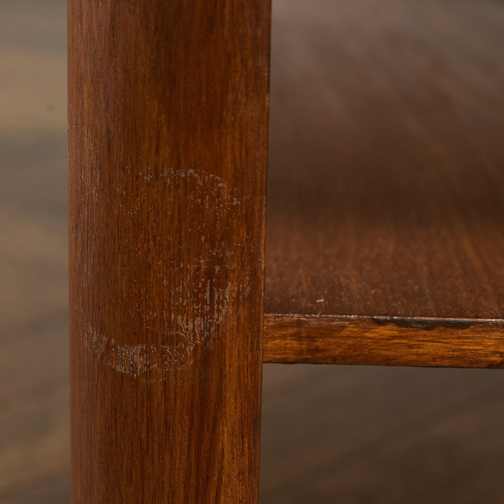 ヴィンテージ スモークガラストップ コーヒーテーブル