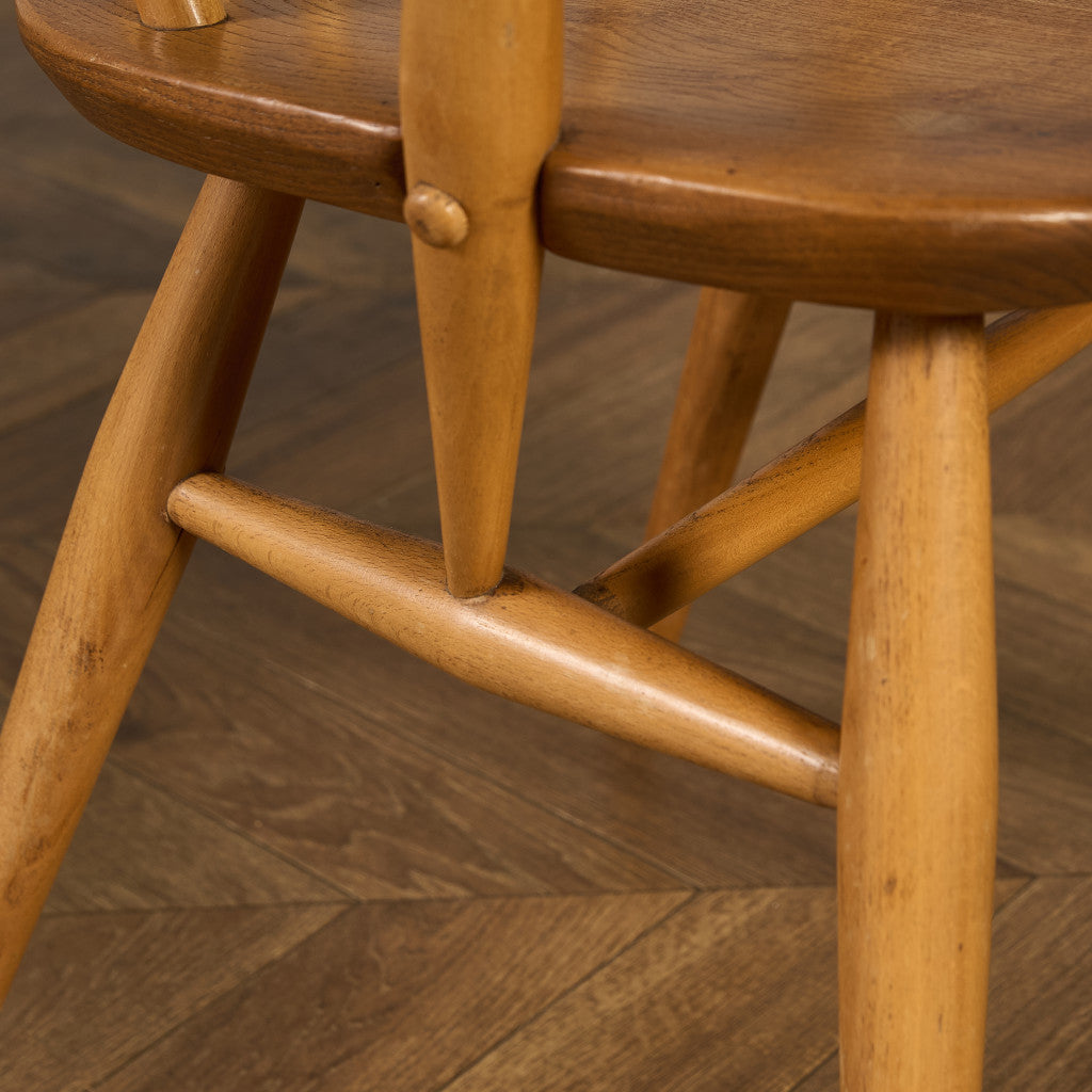 アーコール ERCOL ヴィンテージ クエーカー アームチェア ブルーラベル #89765