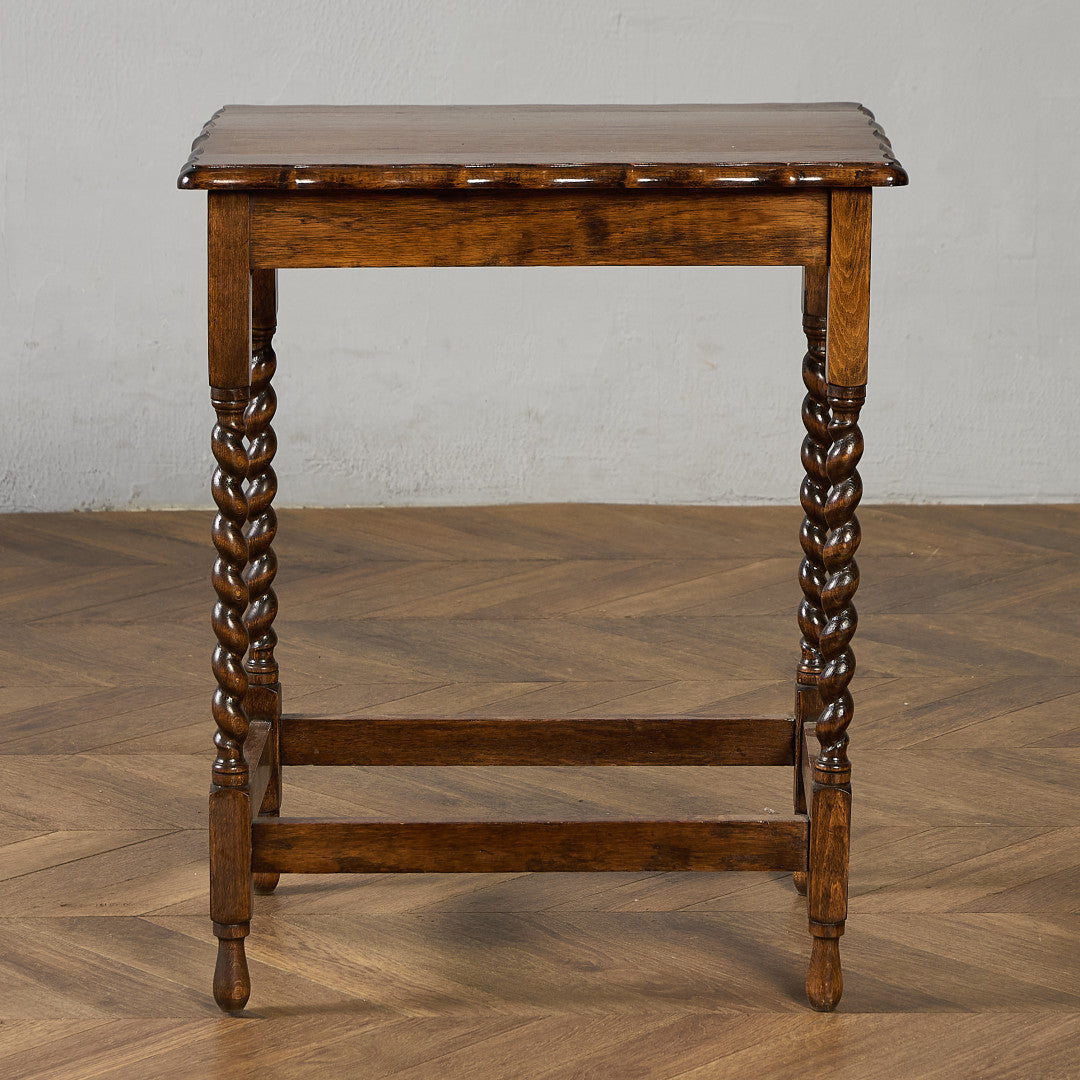 英国 クラシック バーリーシュガーツイスト サイドテーブル