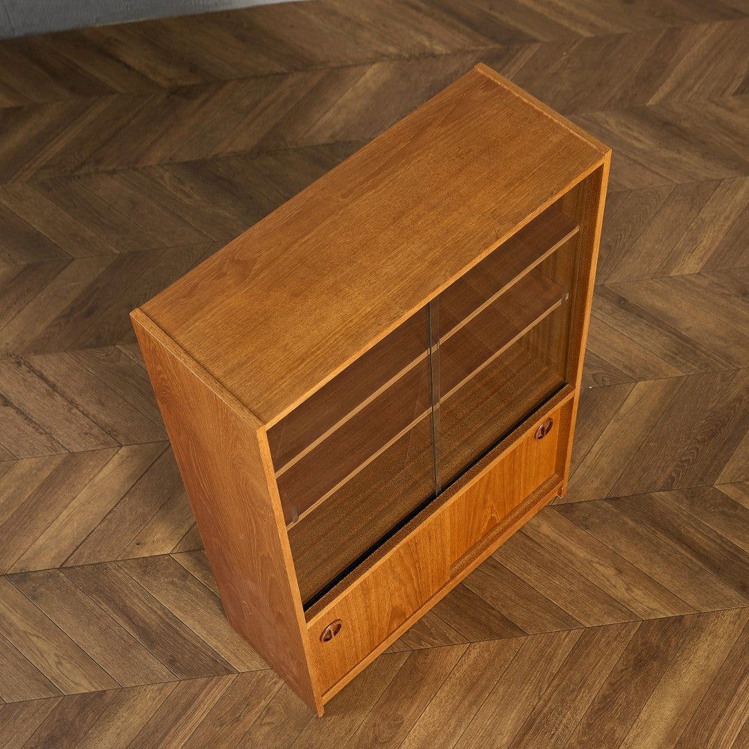 木製キャビネット 英国 ヴィンテージ ガラスキャビネット #97391 – camori ヴィンテージ