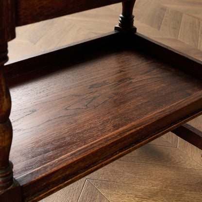 英国 クラシック ドロップリーフ サイドテーブル ティトロリー