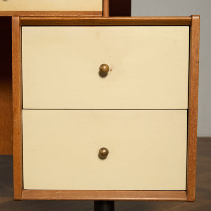 Chinese white ヴィンテージ ドレッサーデスク 初期ゴールドラベル