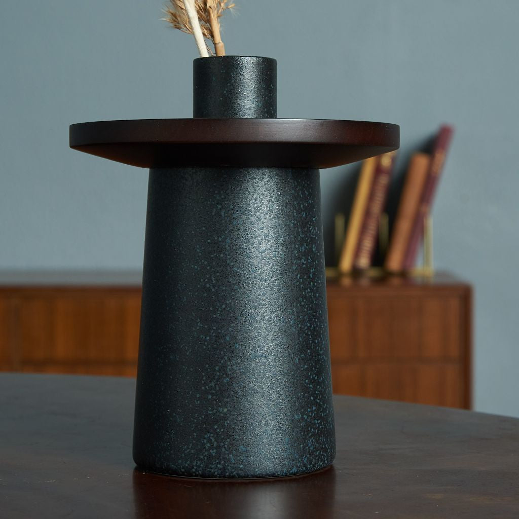 hanauke フラワーベース / BLACK