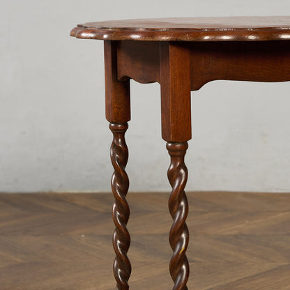 英国 クラシック バーリーシュガーツイスト サイドテーブル