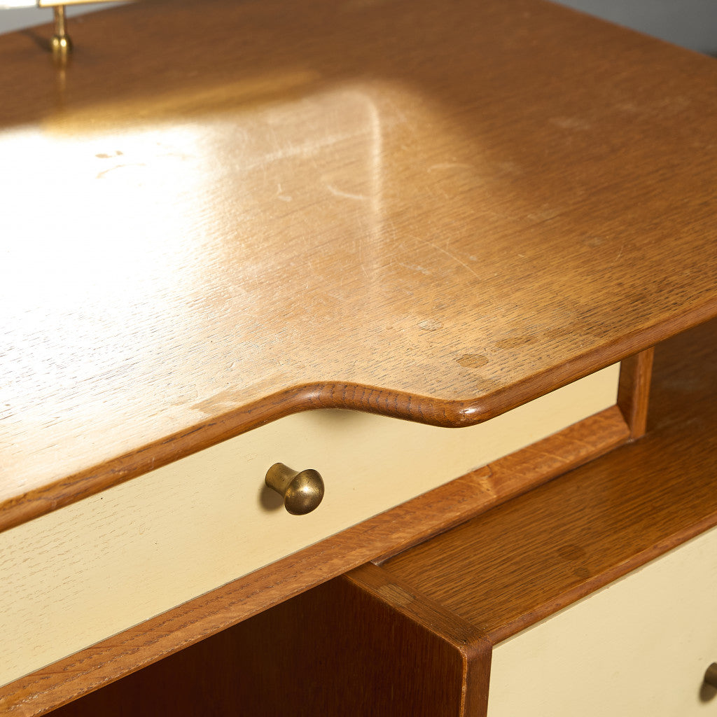 Chinese white ヴィンテージ ドレッサーデスク 初期ゴールドラベル