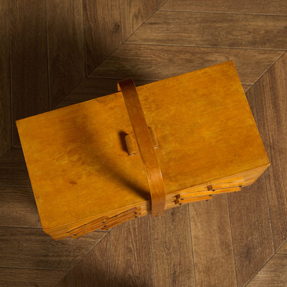 英国 ヴィンテージ ソーイングボックス