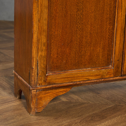 英国 クラシック オーク材 ブックケース 食器棚