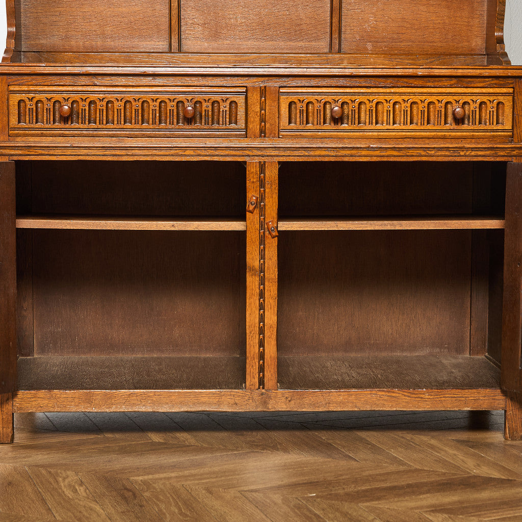 Pratts オーク材 ウェルシュドレッサー カップボード