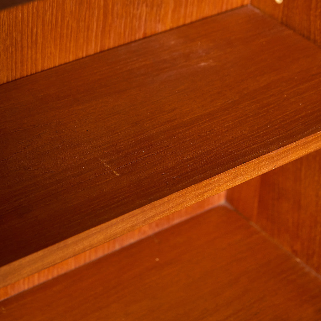 英国 ヴィンテージ ガラス キャビネット カスタム アイアン ヘアピンレッグ