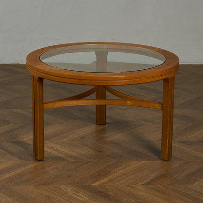 ネイサン Nathan ヴィンテージ ガラストップ センターテーブル #89545