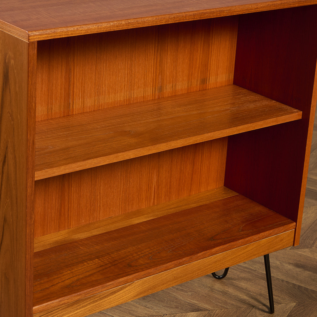 ヴィンテージ ブックシェルフ  カスタム アイアンヘアピンレッグ