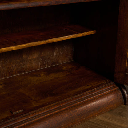 英国 アンティーク スタッキングブックケース 食器棚