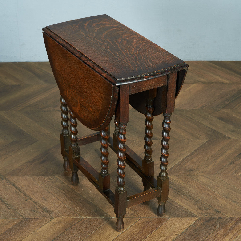 英国クラシック ドロップリーフ ゲートレッグテーブル #83843