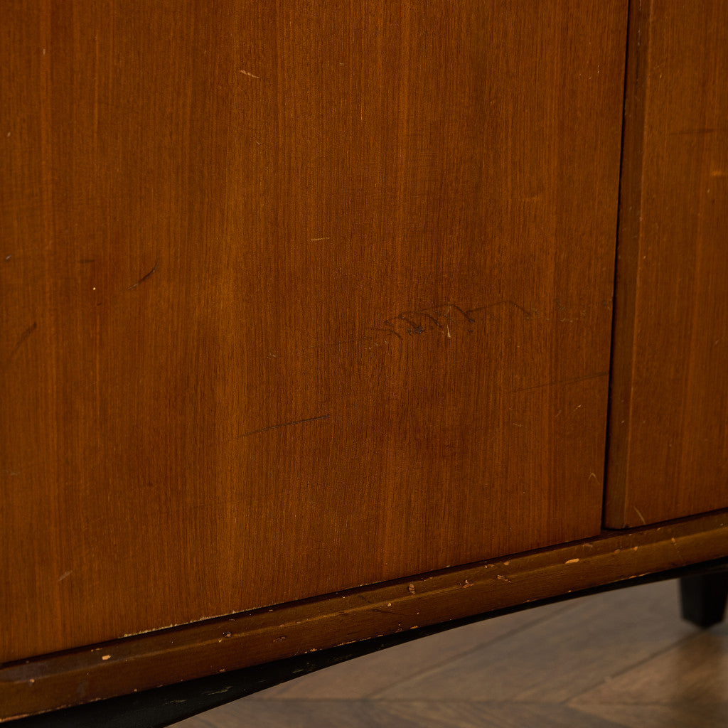 ヴィンテージ ガラス キャビネット ブックケース