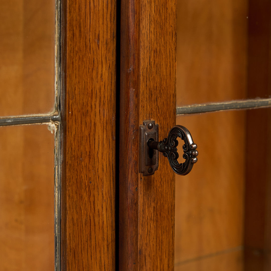 英国 クラシック キュリオケース 飾り棚 #90094