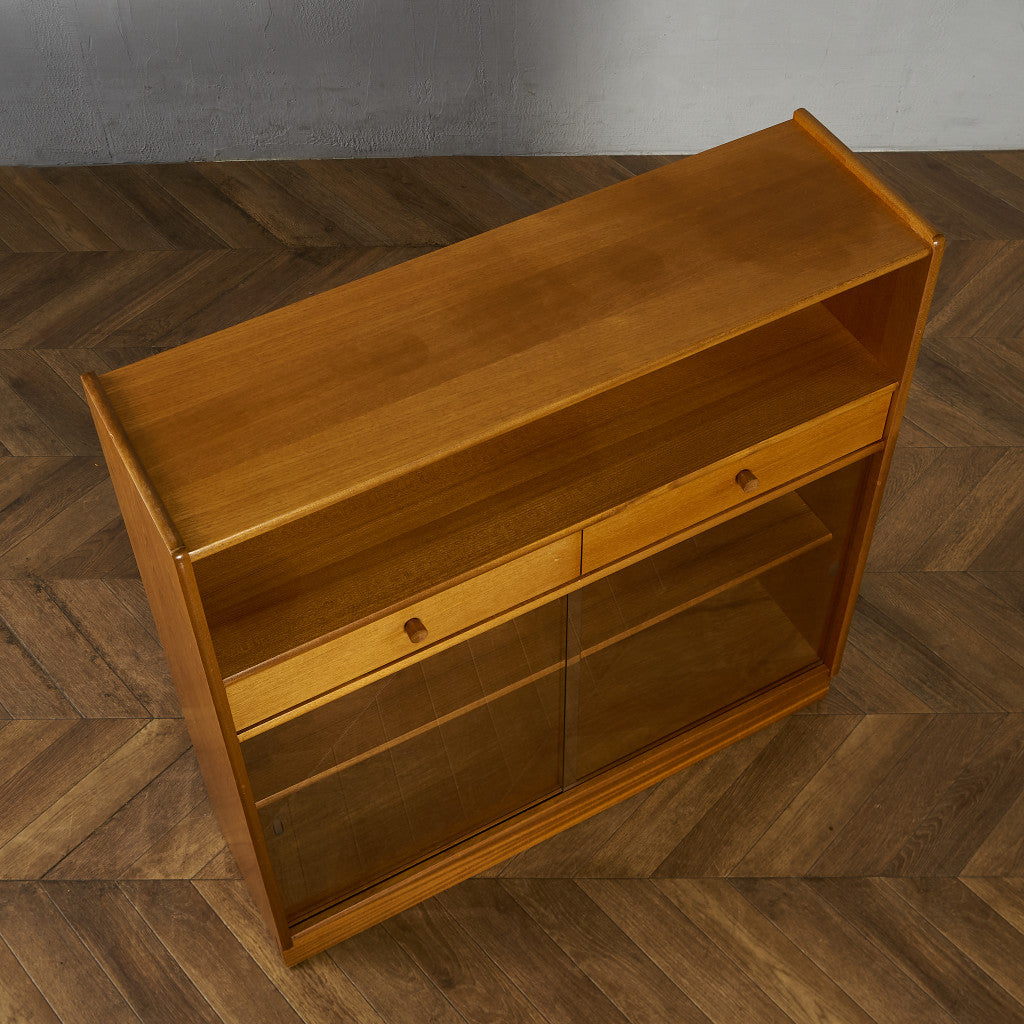 ネイサン Nathan ヴィンテージ ガラスキャビネット #89870