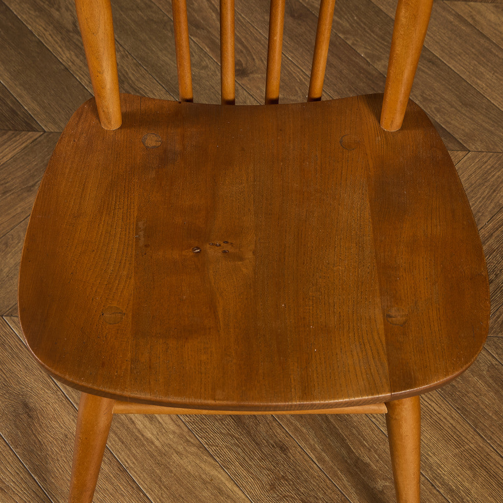 ヴィンテージ スティックバック ハイバックチェア ブルーラベル