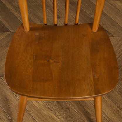 ヴィンテージ スティックバック ハイバックチェア ブルーラベル