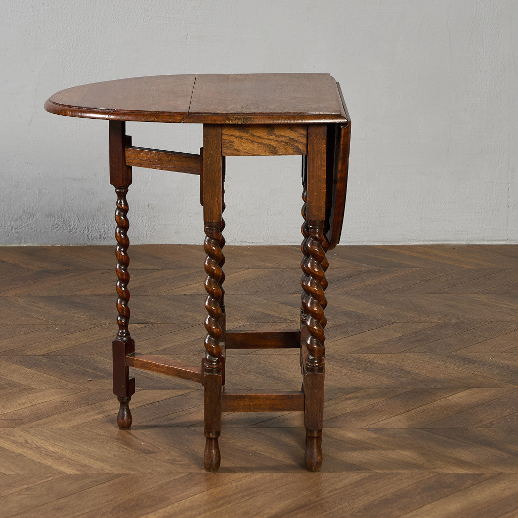 英国 クラシック ドロップリーフ ゲートレッグテーブル