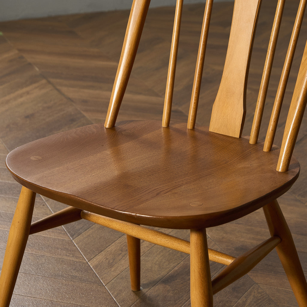 アーコール ERCOL スワンバックチェア ラウンドゴールドラベル #97078