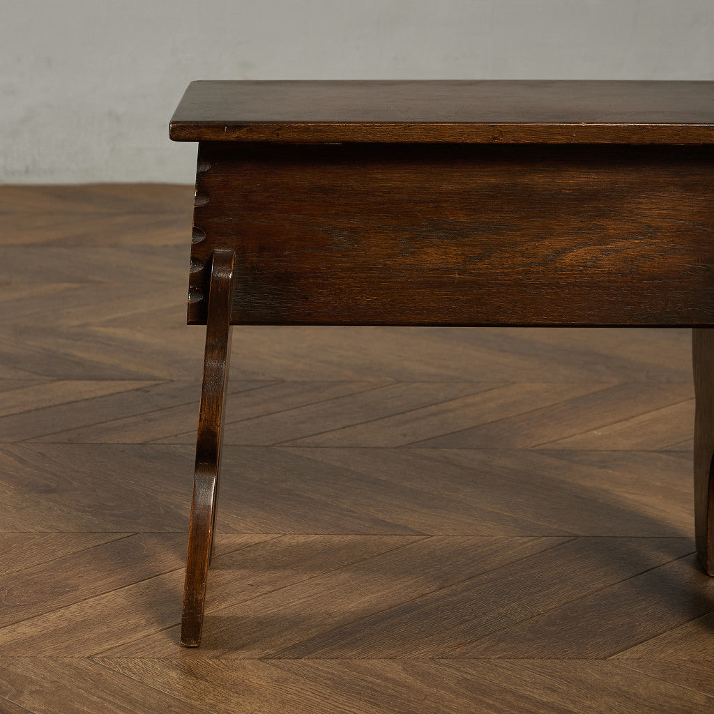 英国 クラシック 収納付 サイドテーブル