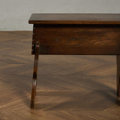 英国 クラシック 収納付 サイドテーブル