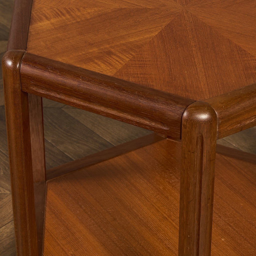 デンマーク ヴィンテージ ヘキサゴン コーヒーテーブル センターテーブル