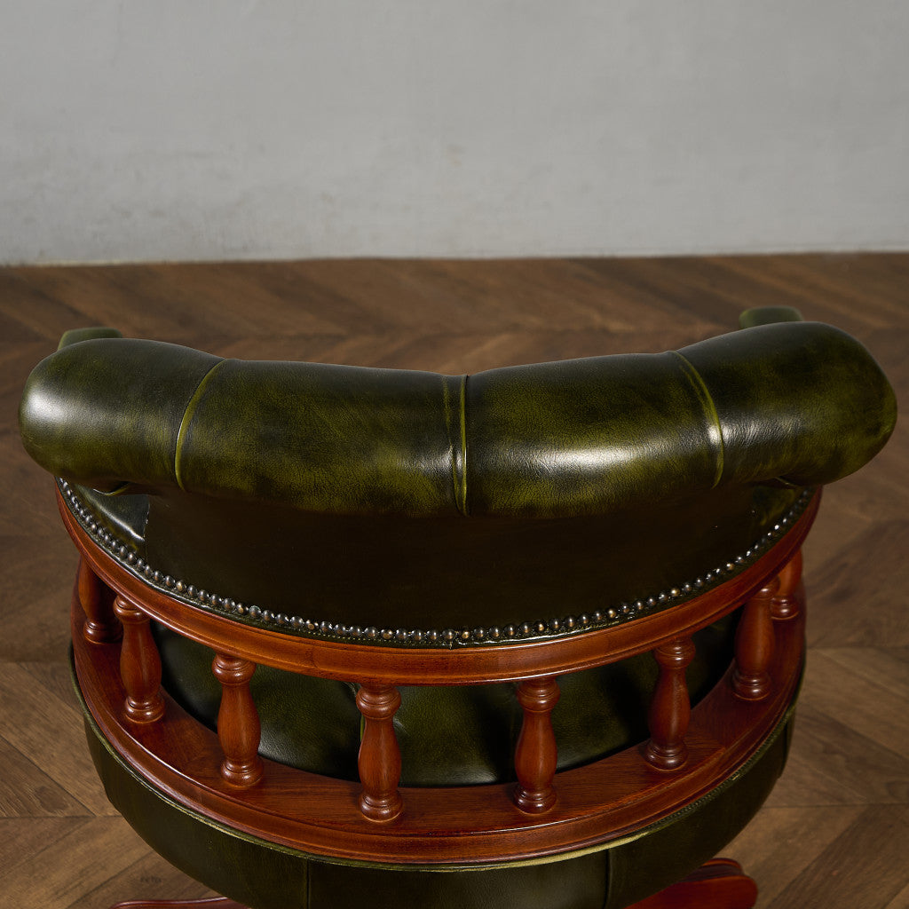 チェスターフィールド キャスターチェア オフィスチェア