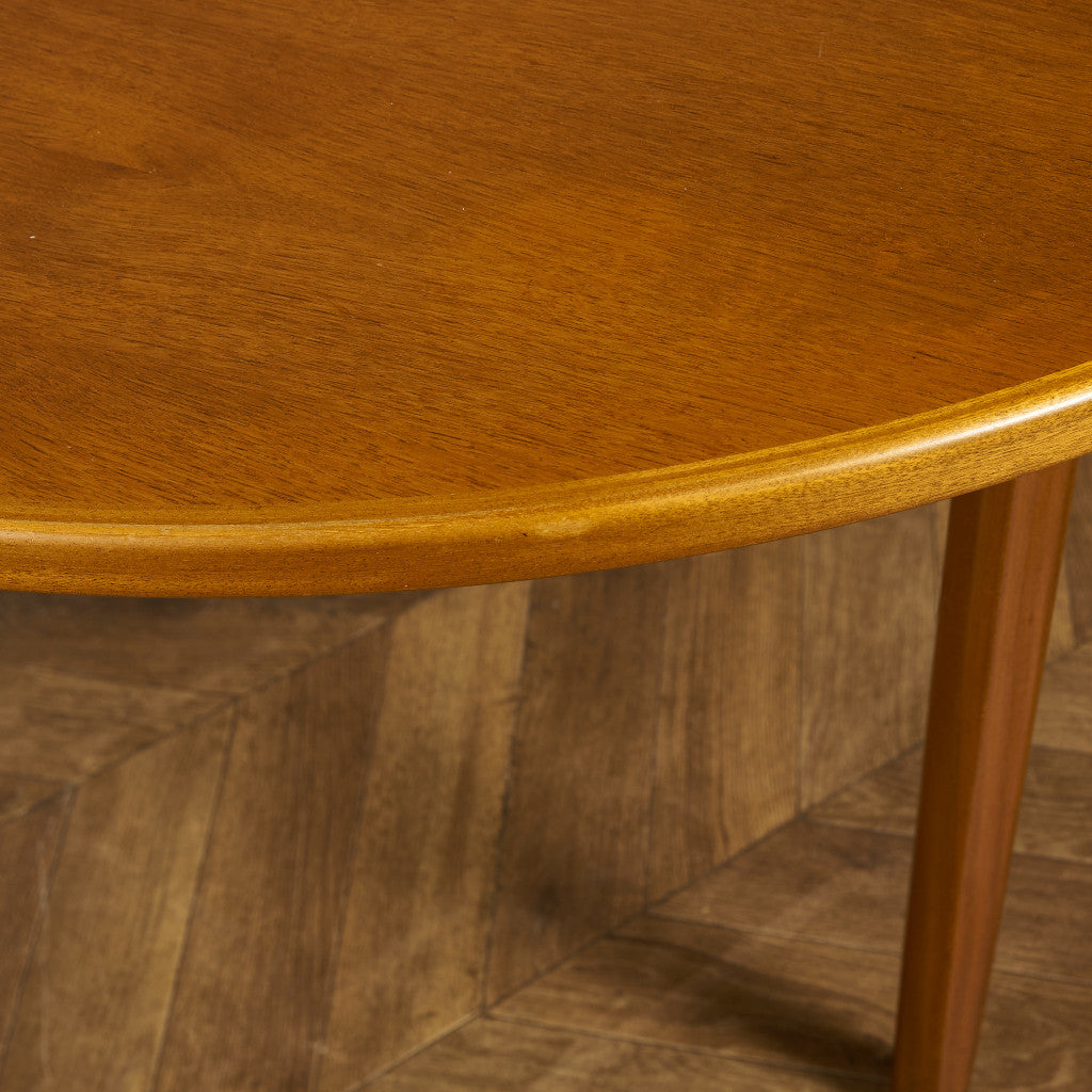 エクステンション ラウンドダイニングテーブル / 天板再塗装済み