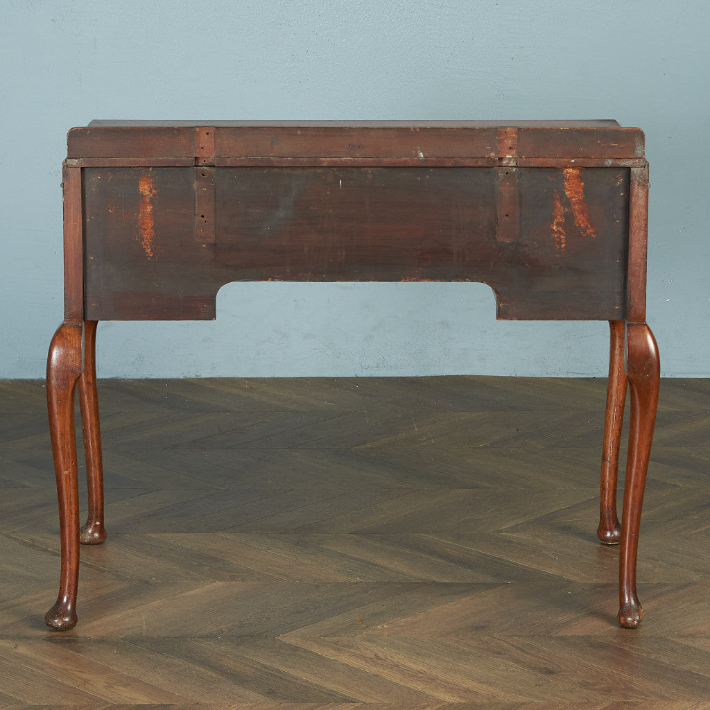 Antique British walnut double-sided desk #82058