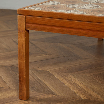 イギリス ヴィンテージ タイルトップ コーヒーテーブル センターテーブル