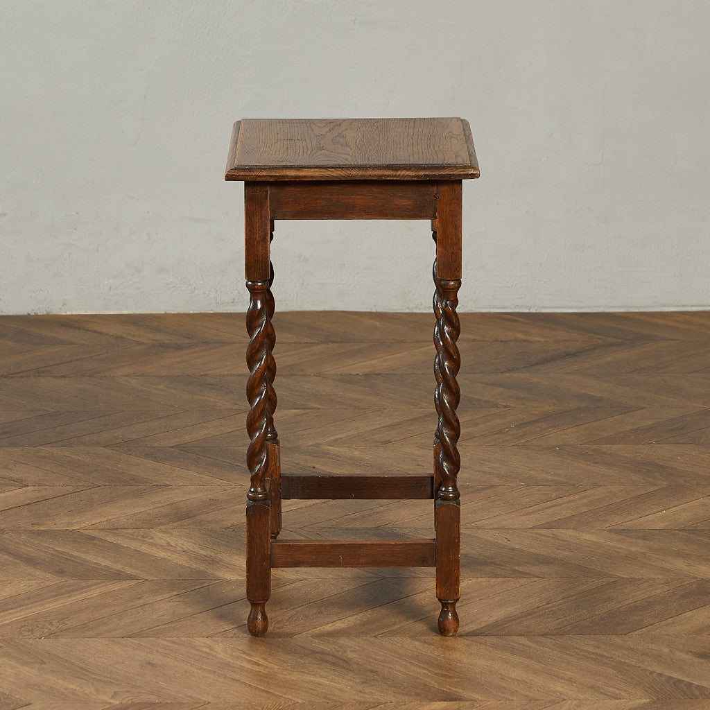 英国 クラシック バーリーシュガーツイスト サイドテーブル