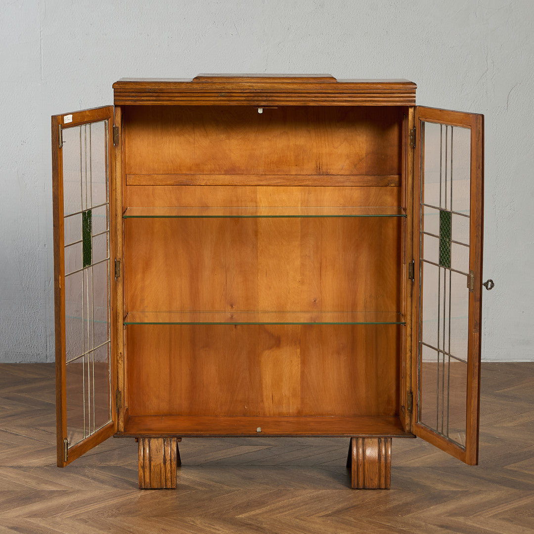 英国 クラシック キュリオケース 飾り棚 #90094