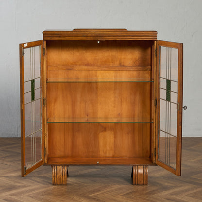 英国 クラシック キュリオケース 飾り棚 #90094