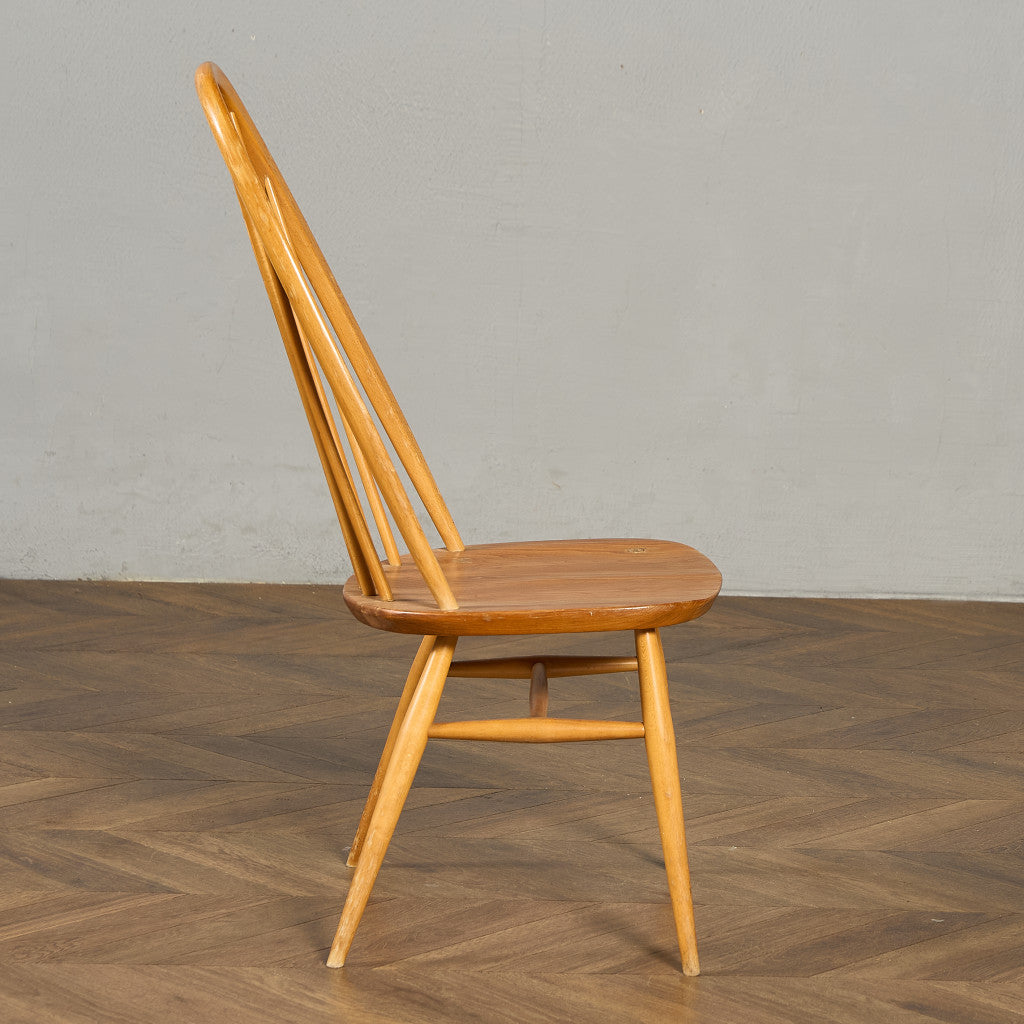 アーコールチェア アーコール ERCOL スワンバックチェア ラウンドメタルラベル #97119