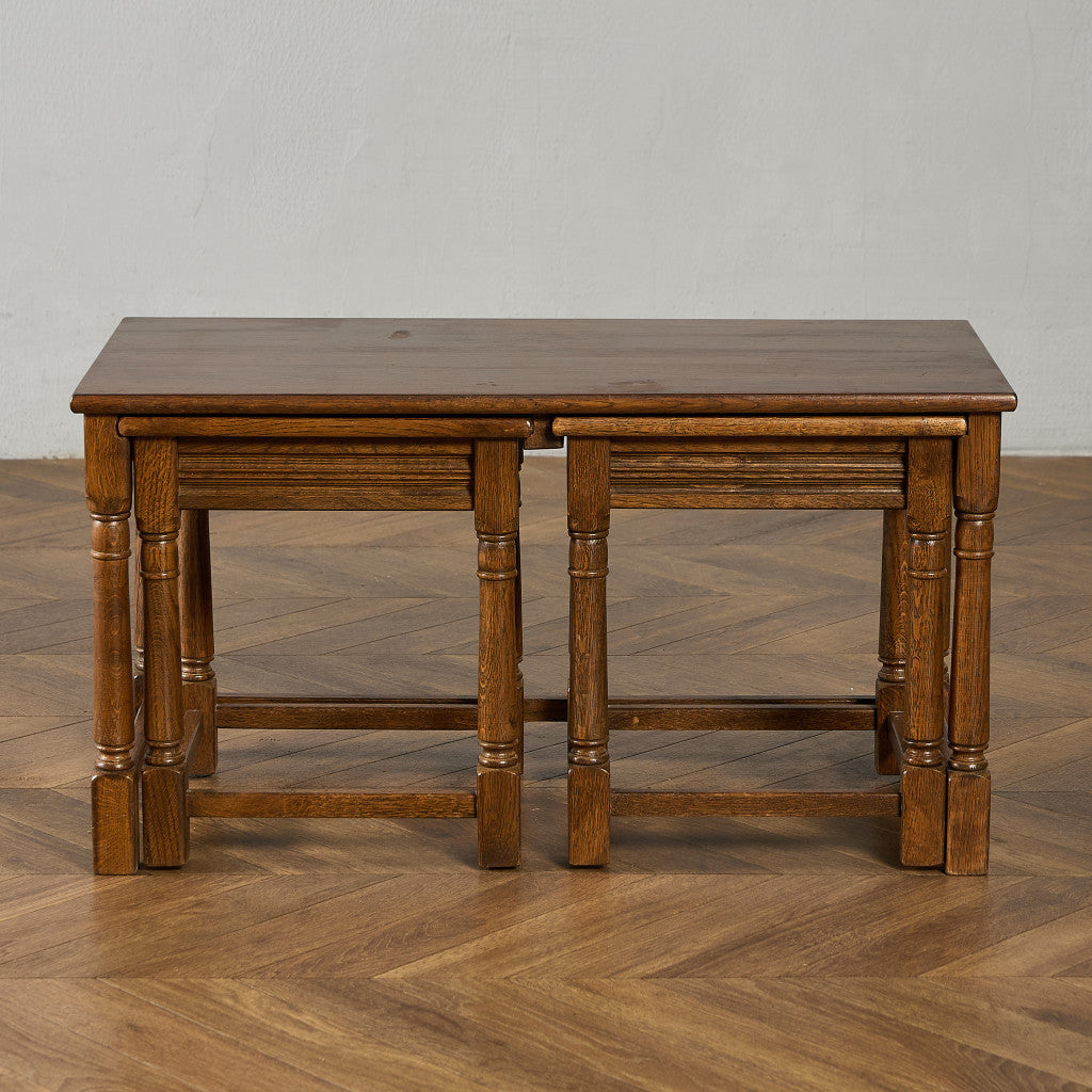 英国 クラシック ネストコーヒーテーブル センターテーブル #95415