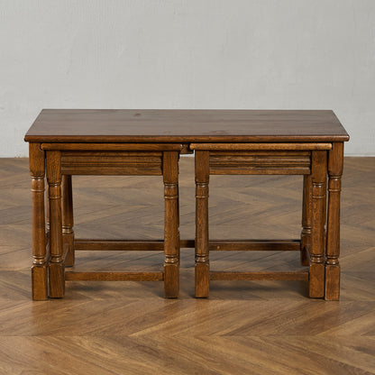 英国 クラシック ネストコーヒーテーブル センターテーブル #95415