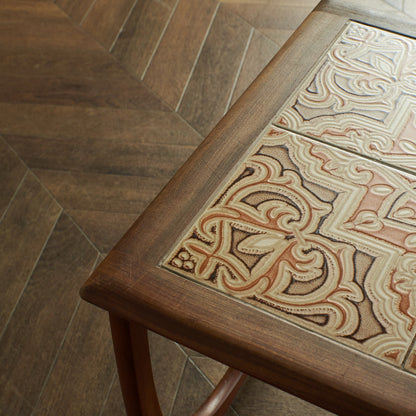 Astro セラミックタイルトップ ネストテーブル (3552D)