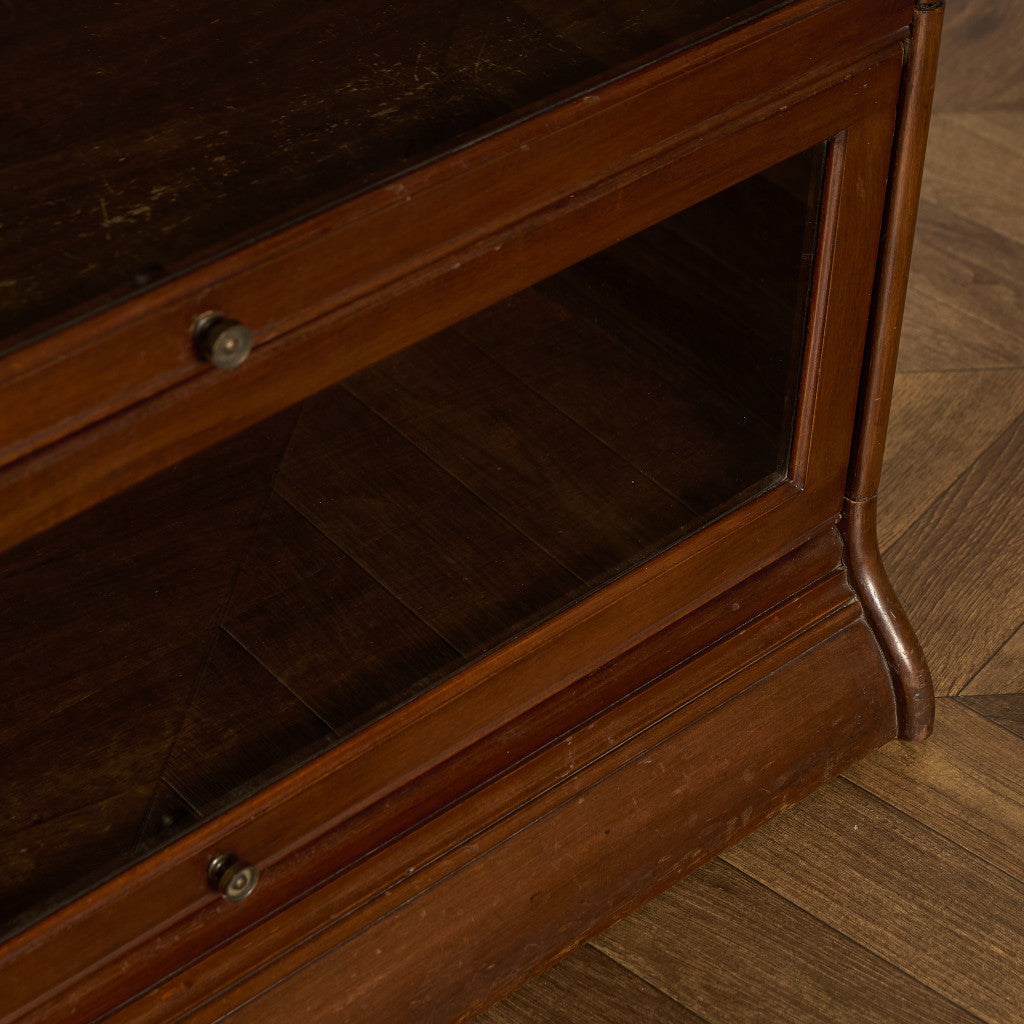 英国 クラシック 3段 スタッキング ブックケース