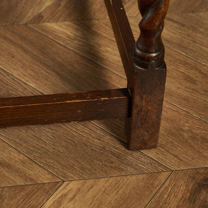 英国 クラシック オーク材 サイドテーブル